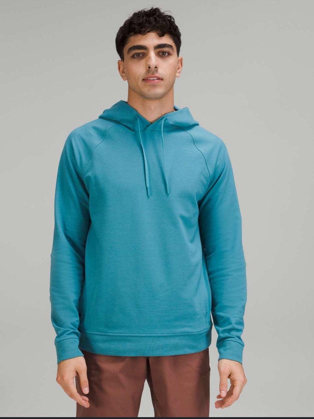 lululemon athletica Men's Teal Blue Hooded Pullover